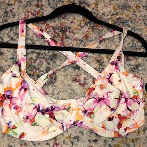 COPY - Freya underlined floral bathing suit top